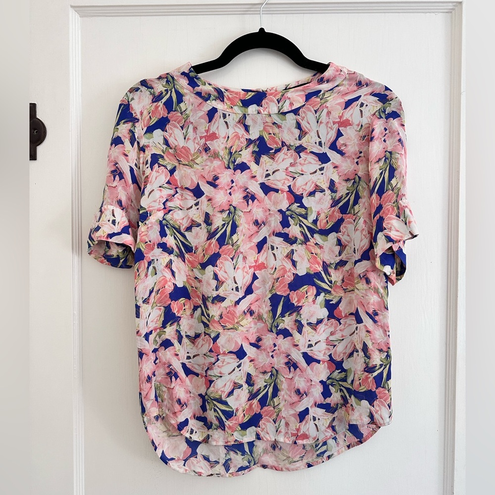 Floral J.Crew Blouse